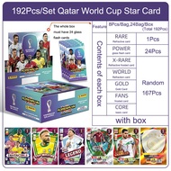 COD 2022 Panini Football Star Cards Box Qatar World Cup Soccer Star Collection Messi Ronaldo Footbal