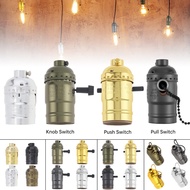 Pull Chain/Knob Switch/Socket Only/Push Switch  Lamp Socket Replacement E26 Standard Threaded Base L