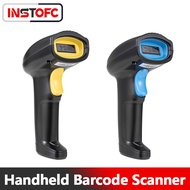 Handheld Barcode Scanner QR Code Reader Bluetooth Scanner 1D 2D Barcode Reader (Wired/Wireless)