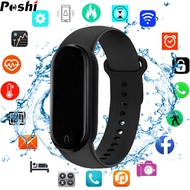 POSHI New Smart Digital Watch Men Sport Watches Electronic Color Touch Screen Wrist Watch For Men Women Original Waterproof Wristwatch Jam Tangan Lelaki