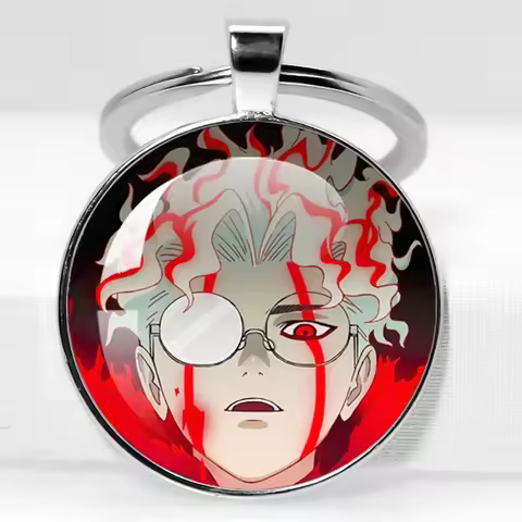 Anime Dandadan Ayase Momo Takakura Ken Shiratori Aira Cosplay Keychain 25MM/30MM Cabochon Pendant Ac