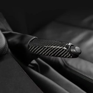 ที่หุ้มแฮนด์เบรคมือรถยนต์สำหรับ BMW E46 E90 E92 E60 E39 F10 F34 F30 F20อุปกรณ์ตกแต่งสากลลายคาร์บอนไฟ