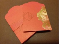 匯豐 短版 利是封 金色獅子圖案