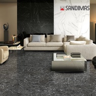 Granite Tiles / granit / lantai granit black isola ( Lite ) 60 x 60 Sandimas polish