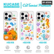 CLE-K1 Softcase Premium Case Motif Watercolor Sea Animal Case iphone 14 iphone 14 Plus iphone 14 Pro