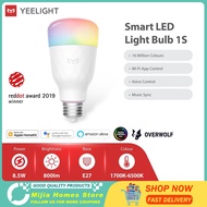 6Newest Yeelight Smart LED Bulb 1S RGB E27 8.5W 800 Lumens Smart WiFi Remote Control For MiHome Home