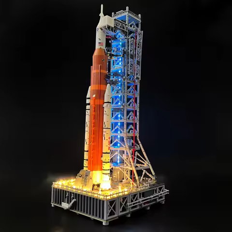 BYB LED Light For LEGO 10341 Artemis Space Launch Building Blocks Decorative Lamp Remote Control (No