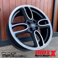 ล้อแม็ก MINI-GP MACHINE ขอบ 17x7" 4H100 ET+40 สีดำด้าน ล้อใหม่ มือ1 (ราคาชุด 4 วง) 0102 - (4014-17MA