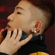 coach 珐琅圈式耳環