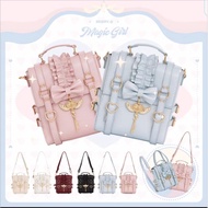 (SG) BerryQ Lolita Bow Ruffles Lolita Cross body bag/ backpack