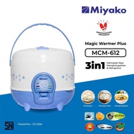 Miyako - Miyako MCM 612 Brand Rice Cooker/Magic Com 3 in1 Rice Cooker Capacity '1.2 Liter
