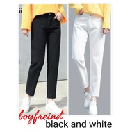 White Boyfriend Jeans 27-36 / Black Boyfriend Jeans / Jumbo Boyfriend Jeans