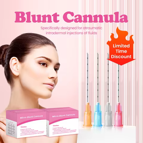 High Quality Sterile Packaged Micro Tip Blunt Cannula Flexible 18G 100MM 22G 50MM 21G 70MM 25G Dispo