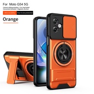 For Motorola G54 Case Moto G54 Power Cover Moto G64 5G case  Magsafe Magnetic Fold Holder Military A