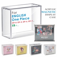 Acrylic Magnetic Display Case For ENGLISH One Piece(COMPATIBLE WITH: OP-4 OP-5 OP-6 OP-7 OP-8... EB-