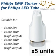 Philips EMP Starter / Dummy Starter for Philips Ecofit or Master LED T8 Tube - 5 units