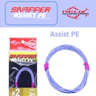 SNAPPER ASSIST LINE ASSIST PE/ ASSIST STRING/ ASSIST ROPE JIG RELIX 3 Meters