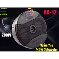 Radical Audio Dual 6.5 inch Spare Tire Active Subwoofer 200W RA-12