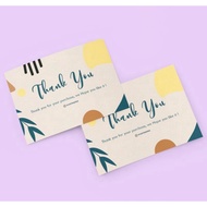 Thank You Card 100 PCS Thank You Cards ELEGAN UP4