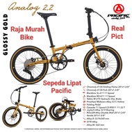 Sepeda Lipat Pacific Analog 2.2 20 Inch Gold Sepeda Lipat 20 Inch Pacific Kodiak 3.0 20+ 9 Speed Hidraulic