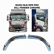 ISUZU NLR NPR PRO SILL FENDER CHROME 1SET ISUZU NPR PRO ACCESSORIES CHROME ISUZU CHROME ACCESSORIES 