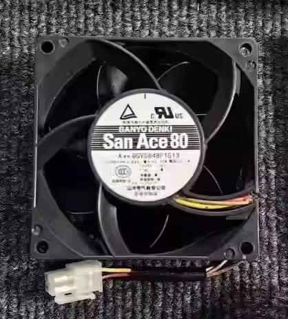 Sanyo Denki 9GV0848P1G13 DC 48V 0.84A 80x80x38mm 4-Wire Server Cooling Fan
