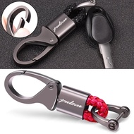 Metal keychain with rotatable woven rope Leather Key chain For Bajaj Pulsar 200 NS/200 RS/200 AS 200