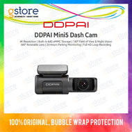 DDPAI Mini5 Dash Cam (4K Resolution, 360° Rotatable Lens, Full HD Loop Recording) 1 Year Warranty