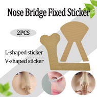 2PCS V/L-Nose Bridge Fixed Sticker Securement Device Nose Bridge Catheter Fixation Adhesive Tape