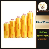 Food Grade Clear Plastic Wrap Stretch film Cling Wrap 25/30/35/40/45CM