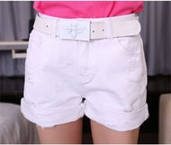 Harlem High Waist Slimming Loose Plus Size Denim Shorts