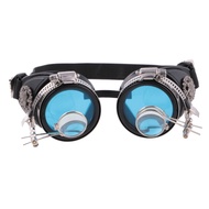 Steampunk Goggles Glasses Welding Diesel Punk Biker Gothic Rave