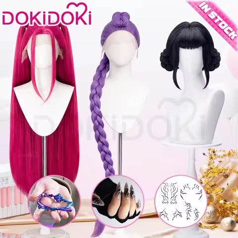 IN STOCK Rumii Zoeyy Miraa Front Lace Wig DokiDoki Women Wig 120cm Long Hair Rumii Cosplay Nails Zoe