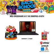 [ผ่อน 0% 10 ด.]MSI CROSSHAIR A17 HX D8WFKG-016TH /Ryzen7 8840HX/ประกัน 2 Years