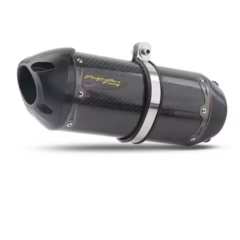 51mm Motorcycle Exhaust Carbon Fiber Muffler USA Two Brothers For Honda FZ6N GSXR1000 S1000rr R6 R1 