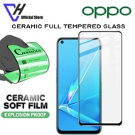 Oppo F7 F9 F11 F11pro A3s A5s A12 A12e A7 Reno 10x Ceramic Full Tempered Glass