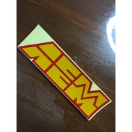 AEM car stickers
