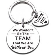 Employee Appreciation Christmas Gifts Keychain for Coworker Friends Birthday Farewel Going away Than