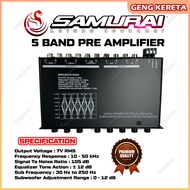 📣 SAMURAI KATANA SOUNDBAR 5 Band Parametric Equalizer Preamp Amplifier with Subwoofer Output For All