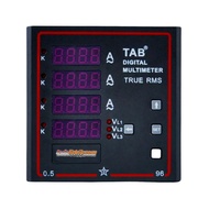 MULTI METER DIGITAL 3 PHASE 3 AMPERE 1 VOLT 96X96MM TAB