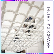 Outdoor Net 20mm Hammock Loft Net for Construction Building Safety, Thick, Anti-UV
