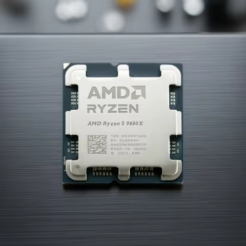 AMD R5 9600X Ryzen 5 9600X New Processor 5.4GHz 6-Core 12-Thread 38MB Game Cache 4NM TDP 65W Socket 