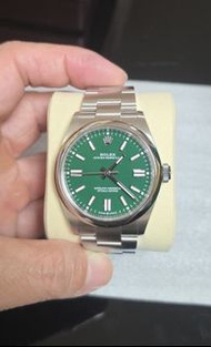 Rolex Oyster Perpetual 綠色錶面