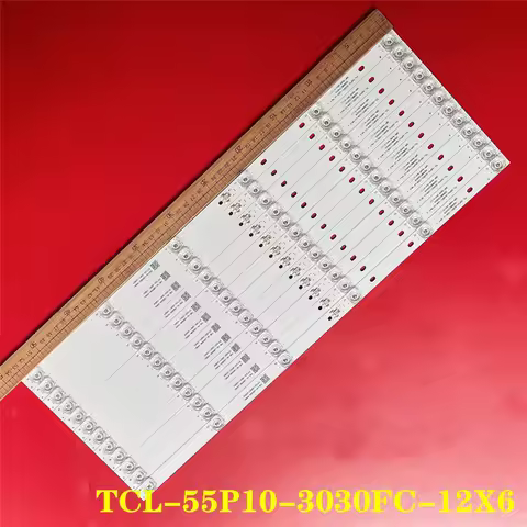 1/2TV LED Backlight Strip for TCL-55P10-3030FC-12X6-LX20200106 55C715 55C717 YHF-4C-LB5506-YH10J Whi