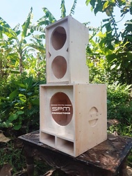 [PAKET HEMAT] Box Speaker Miniscoop 6inch + Line Array 4 Inch Dobel