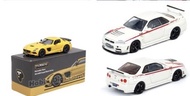 全新Mercedes Benz SLS AMG Black Series Nissan GTR R 34 skyline R-Tune Mclaren 600 lt 675lt  1:64 Tarma