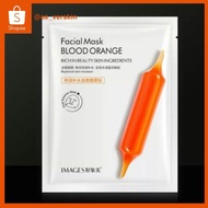 Blood Orange BLOOD ORANGE Facial Mask Face Mask Images IMAGES Moisture Moisturizing Readystock