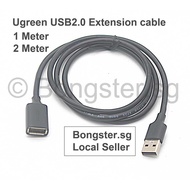 UGREEN US103 USB 2.0 A Male to A Female Extension Cable 1 meters 2 meters