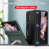 GKK Samsung Galaxy Fold 7 6 5 3 Fold3 Fold 4 Fold4 Fold5 Ultra Thin Kickstand Magnetic Frame Phone C