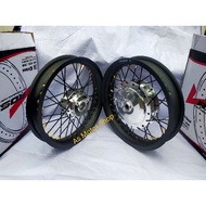 Rim Set size 215 -250 X 14 Tromol Vario110 Beat Scoopy Vario125 150 Mio Fino Soul Xeon X-Ride M3